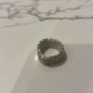 Tiffany mess ring size 7 excellent condition